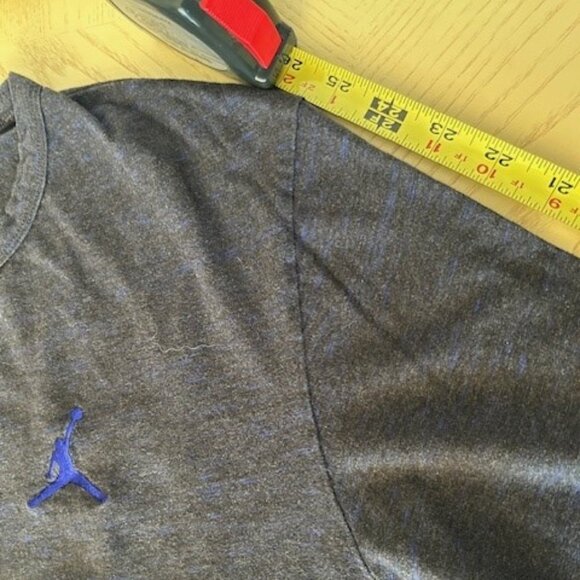 Jordan Mens Long Sleeve Sport Logo Athleisure 2XL Pullover Active Gray/Purple - Picture 9 of 10